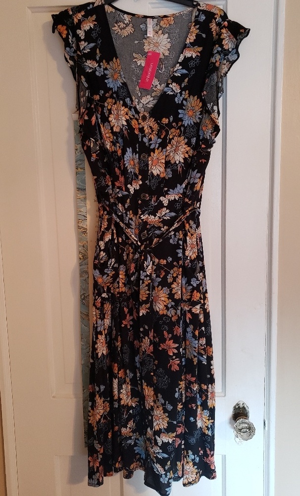 Floral print dress